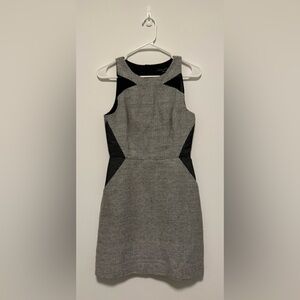 Banana Republic Black and Gray Mini Dress